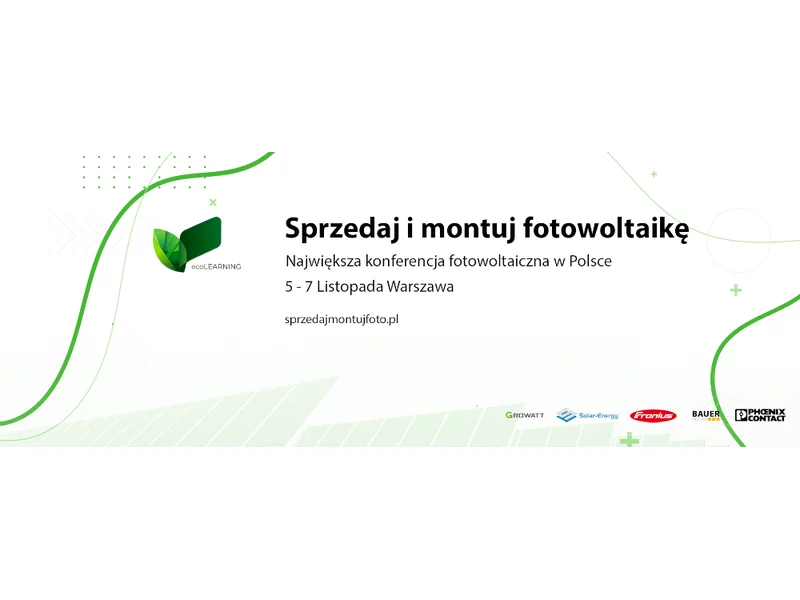 Sprzedaj i montuj fotowoltaikę - Konferencja szkoleniowa w Warszawie zdjęcie