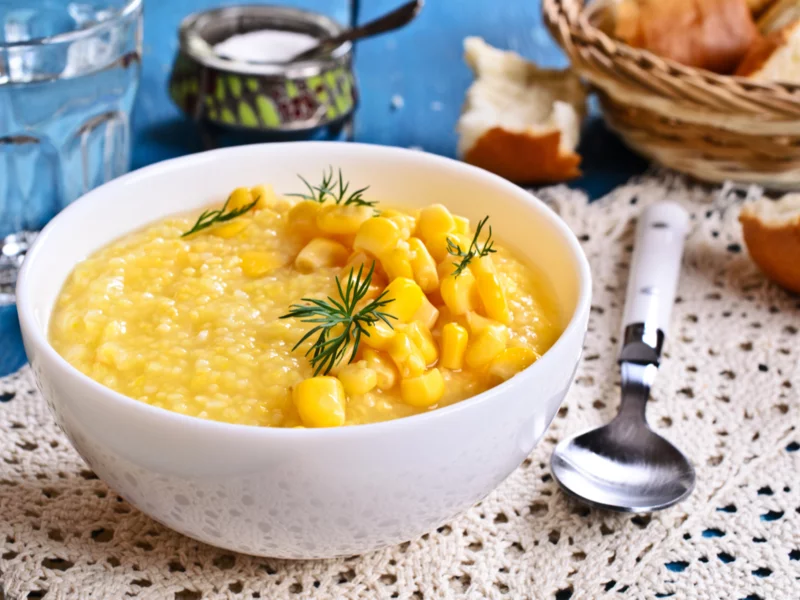 Smaki jesieni - zupa krem z kukurydzy - zdjęcie
