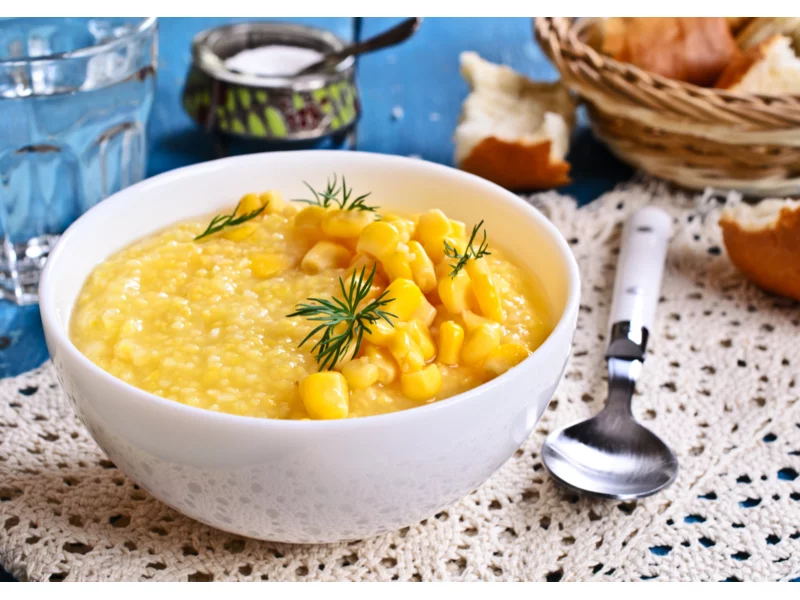 Smaki jesieni - zupa krem z kukurydzy zdjęcie