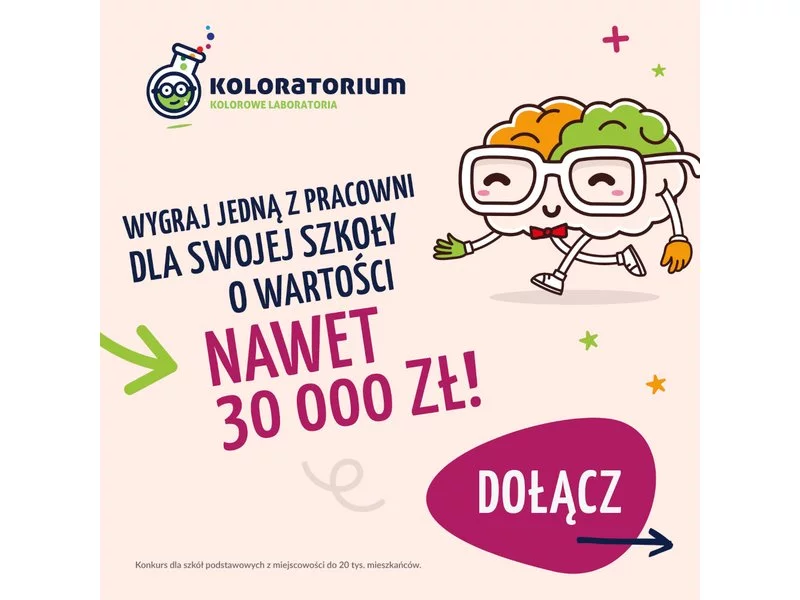 „Koloratorium” pełne naukowych wyzwań i atrakcyjnych nagród! Ruszyła nowa edycja programu społecznego dla szkół z całej Polski zdjęcie