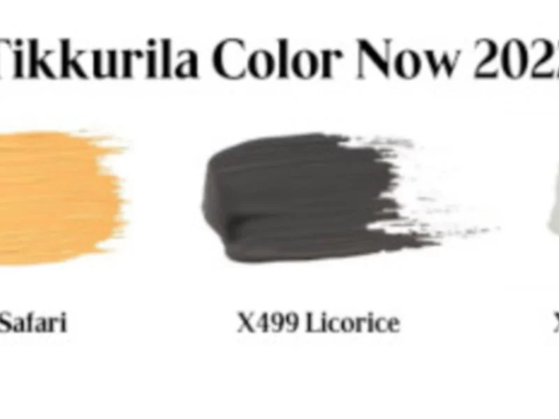 Tikkurila Color Now 2022 ze świeżym spojrzeniem na dom - zdjęcie