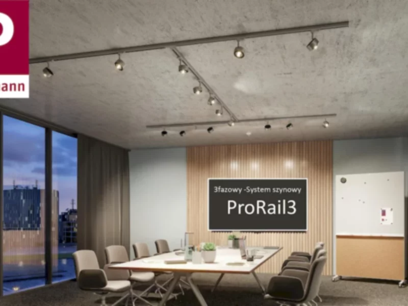 Trójfazowy system szynowy ProRail3 marki Paulmann. Profesjonalne oświetlenie pomieszczeń użytkowych i komercyjnych - zdjęcie