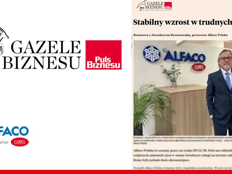 ALFACO Gazelą Biznesu 2021 - zdjęcie