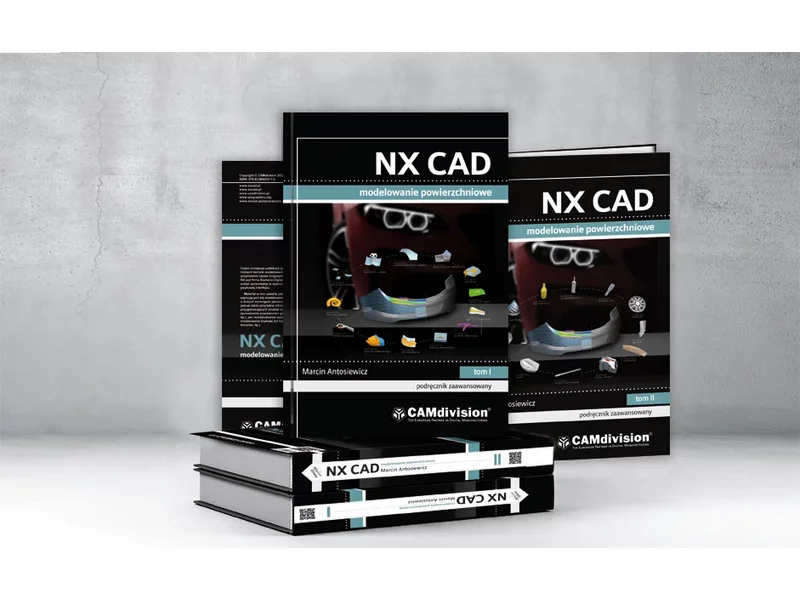 NX CAD Surface Modeling > 1000 stron! Tony wiedzy w dwóch tomach! zdjęcie