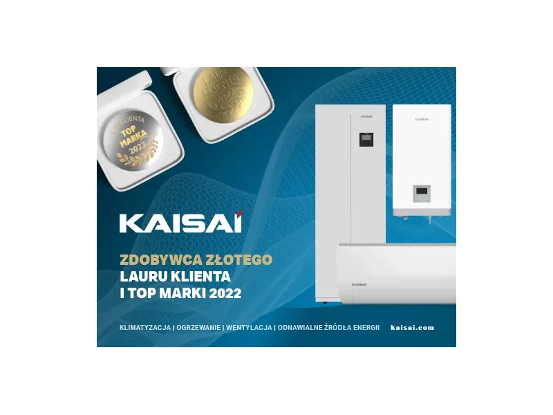 Marka KAISAI wyróżniona tytułami Złoty Laur Klienta i Top Marka 2022 zdjęcie