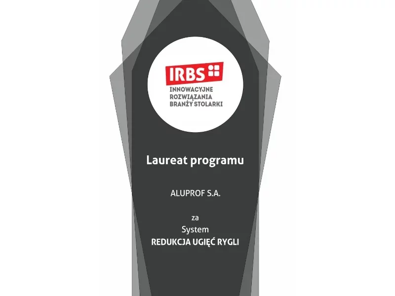 Aluprof wyróżniony w konkursie IRBS 2022 - zdjęcie