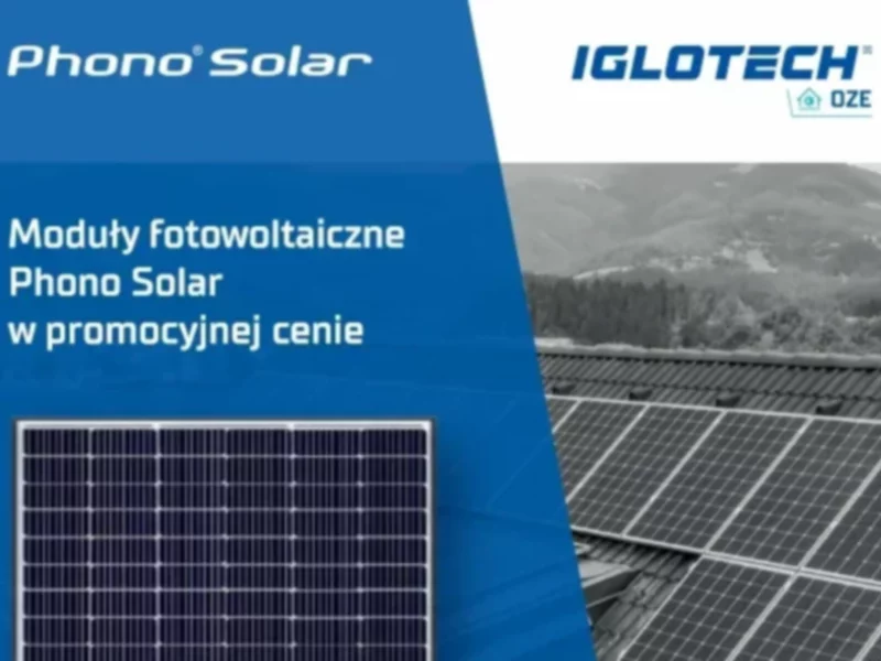 Moduły fotowoltaiczne Phono Solar w promocyjnej cenie - zdjęcie