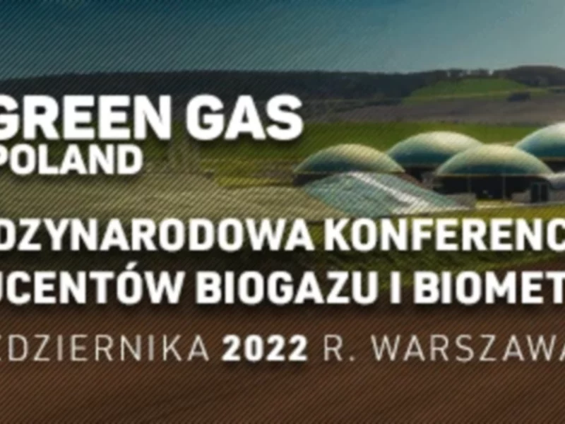 Unia Producentów i Pracodawców Przemysłu Biogazowego wraca z doroczną konferencją GREEN GAS POLAND! - zdjęcie