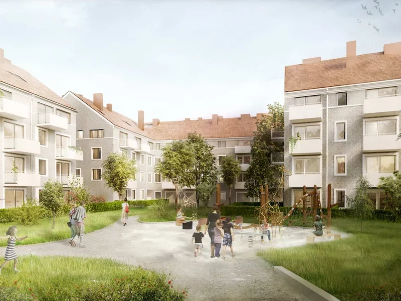 Pracownia Group – Arch zaprojektuje około 450 mieszkań na wynajem przy ul. Białowieskiej we Wrocławiu - zdjęcie