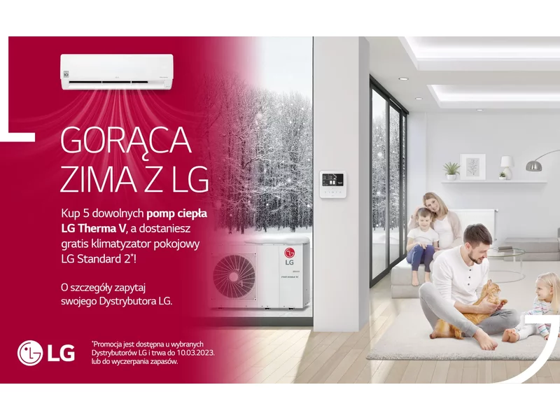 GORĄCA ZIMA z LG - trwa promocja dla instalatorów na pompy ciepła zdjęcie