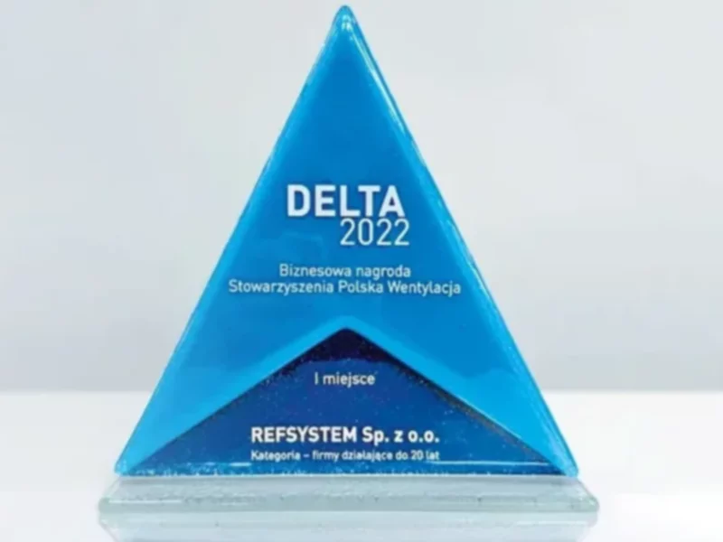 Nagroda Delta 2022 ponownie w rękach REFSYSTEM - zdjęcie
