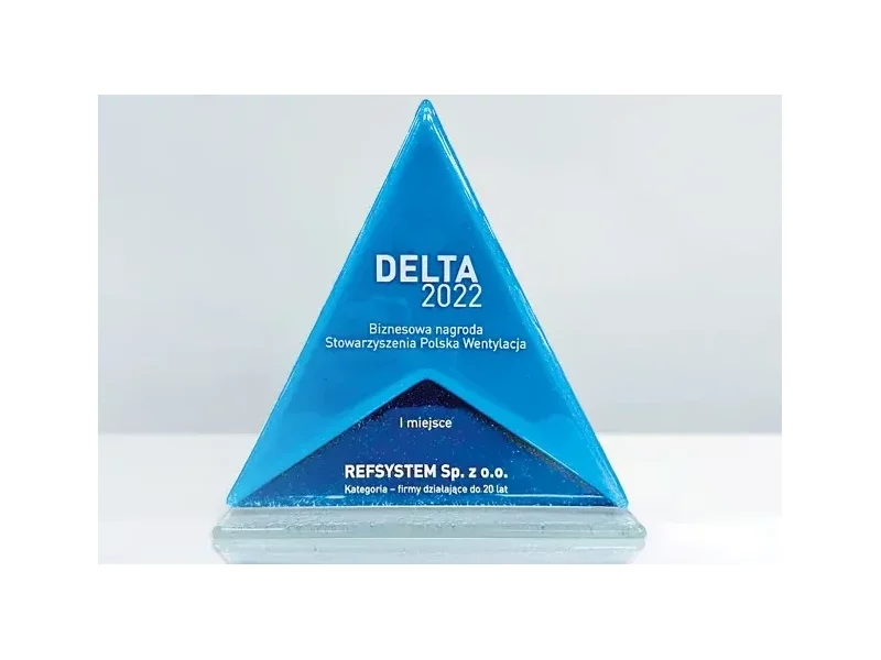 Nagroda Delta 2022 ponownie w rękach REFSYSTEM zdjęcie