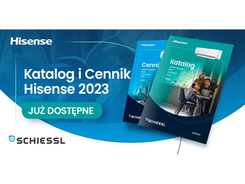 Katalog oraz cennik klimatyzatorów Hisense na rok 2023 - już dostępne! zdjęcie