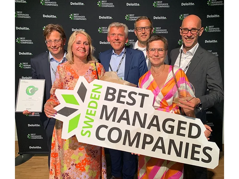 Firma ESBE AB po raz czwarty z rzędu z tytułem Sweden's Best Managed Companies, a tym samym tytułem złotego członka programu zdjęcie
