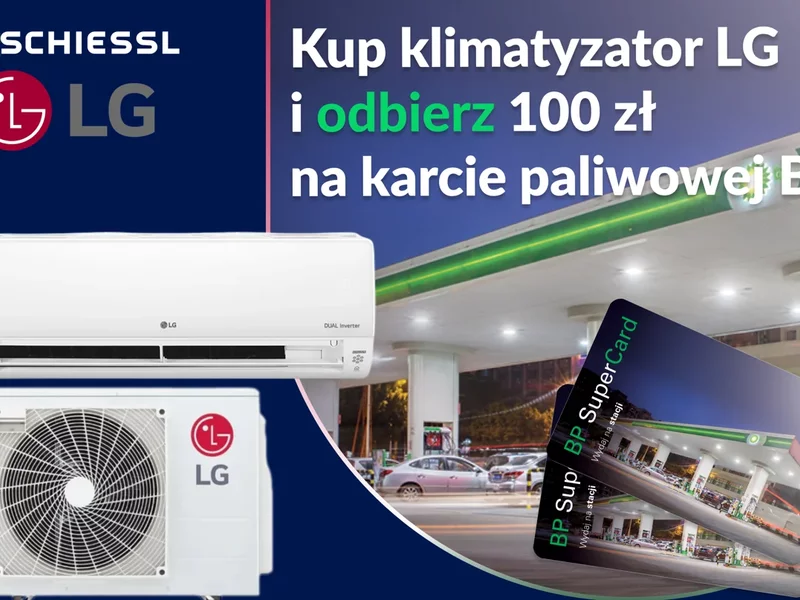 Kup klimatyzator LG i odbierz 100 zł na karcie paliwowej BP! - zdjęcie