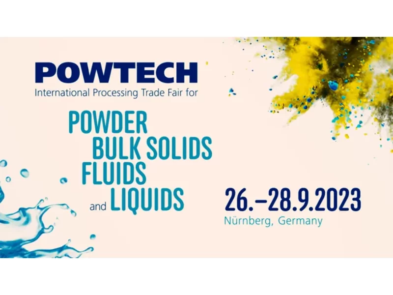 POWTECH 2023 - Come to the trade fair for mechanical process engineering, bulk material technology, mixing and dosing technology, and analytics zdjęcie