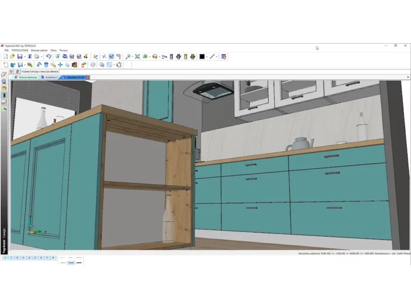 TopSolid edycja Kuchnie i Szafy - program do projektowania 3D zdjęcie