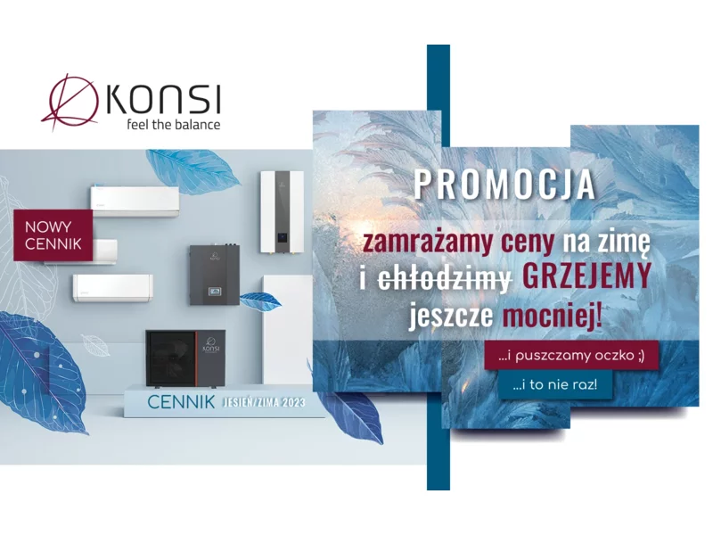 Nowy cennik KONSI z promocją dla Instalatorów! zdjęcie