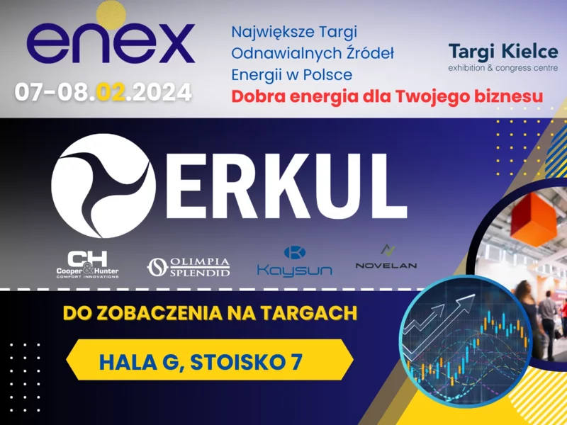ERKUL – Importer HVAC zaprasza na Targi Enex / 07-08 luty 2024. Do zobaczenia w Kielcach - zdjęcie