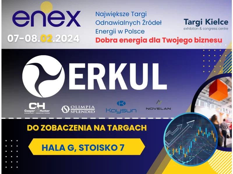 ERKUL – Importer HVAC zaprasza na Targi Enex / 07-08 luty 2024. Do zobaczenia w Kielcach zdjęcie