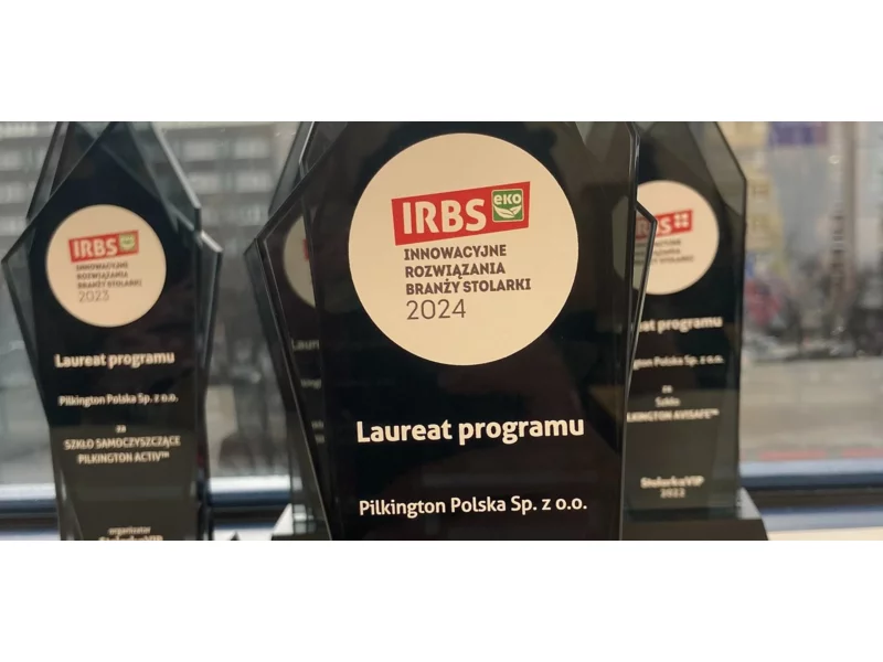 Szkło Pilkington Mirai™ z nagrodą IRBS – EKO Rozwiązania Branży Stolarki 2024 zdjęcie
