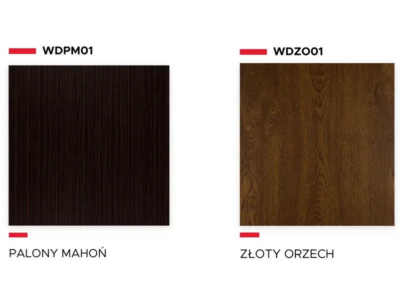 Ofertę palety Aliplast Wood Colour Effect uzupełniono o nowe dekory: PALONY MAHOŃ i ZŁOTY ORZECH zdjęcie