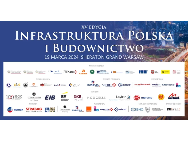 Odkryj Przyszłość Budownictwa! Wyjątkowa Konferencja Infrastruktura Polska i Budownictwo oraz Gala wręczenia Nagród są tuż za rogiem!  zdjęcie