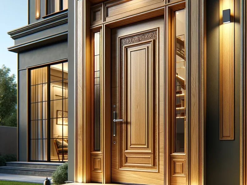 Jakie drzwi drewniane zewnętrzne do domu wybrać? - zdjęcie
