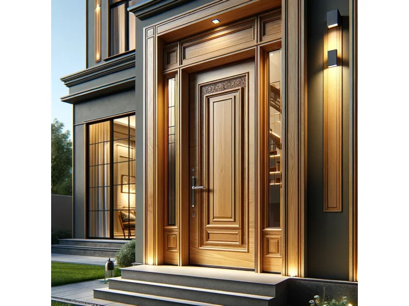 Jakie drzwi drewniane zewnętrzne do domu wybrać? zdjęcie