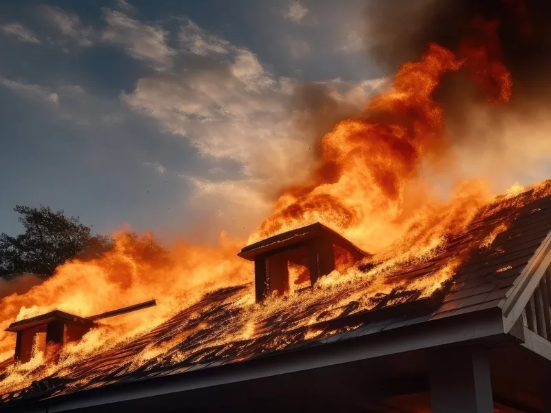 Każdego roku płonie coraz więcej budynków. Czy dach może być odporny na pożary? - zdjęcie