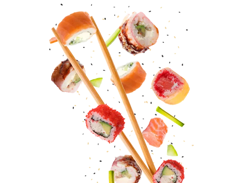 Drewniane pałeczki do sushi - zdjęcie