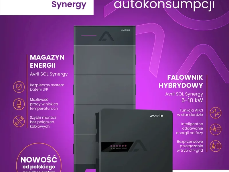 Nowa era efektywności energetycznej z falownikiem hybrydowym Avrii SOL Synergy - zdjęcie
