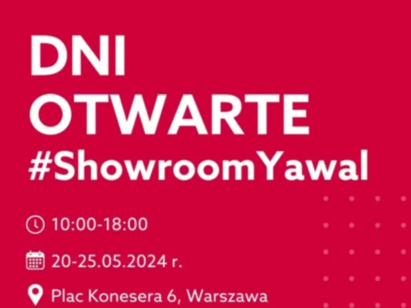 Yawal Zaprasza na Dni Otwarte do Showroomu w Warszawie - zdjęcie