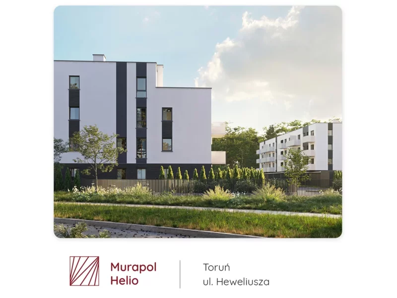 Murapol Helio – nowa inwestycja mieszkaniowa na toruńskim Jarze zdjęcie