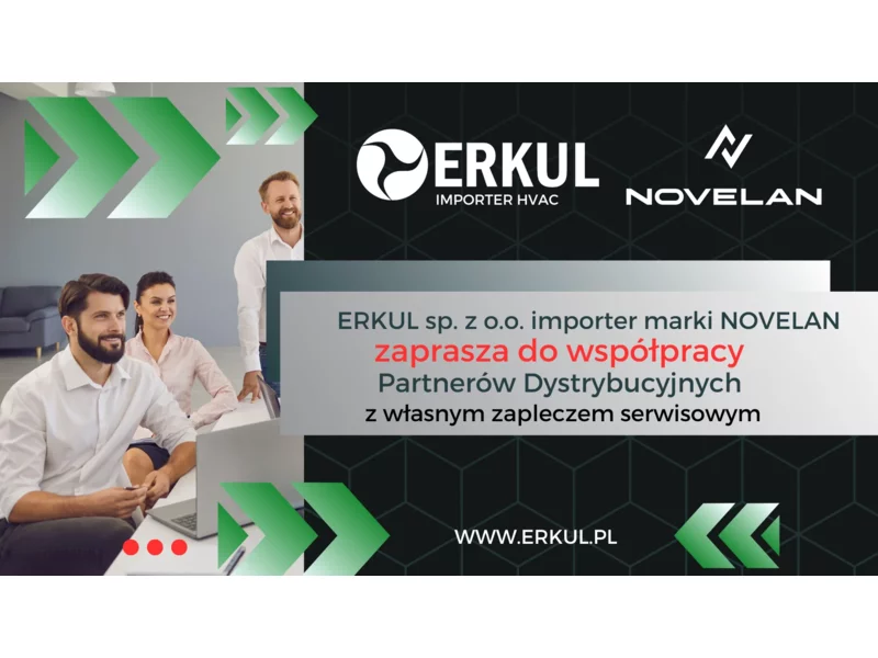 ERKUL jako generalny importer marki NOVELAN zaprasza do współpracy Partnerów Dystrybucyjnych!!! zdjęcie