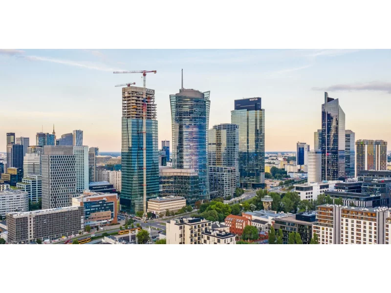 The Bridge wyrasta na nową ikonę biznesowej Warszawy zdjęcie