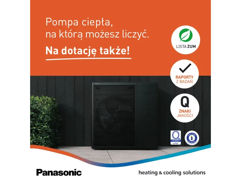 Pompy ciepła Panasonic kwalifikują się do otrzymania dotacji! zdjęcie