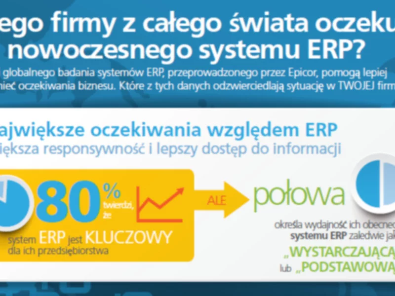 Systemy ERP w opinii użytkowników - wyniki badania Epicor - zdjęcie
