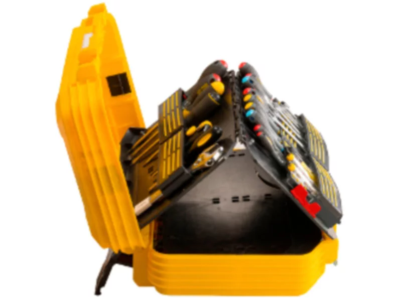 Mobilny porządek w żółtej walizce narzędziowej STANLEY FATMAX - zdjęcie