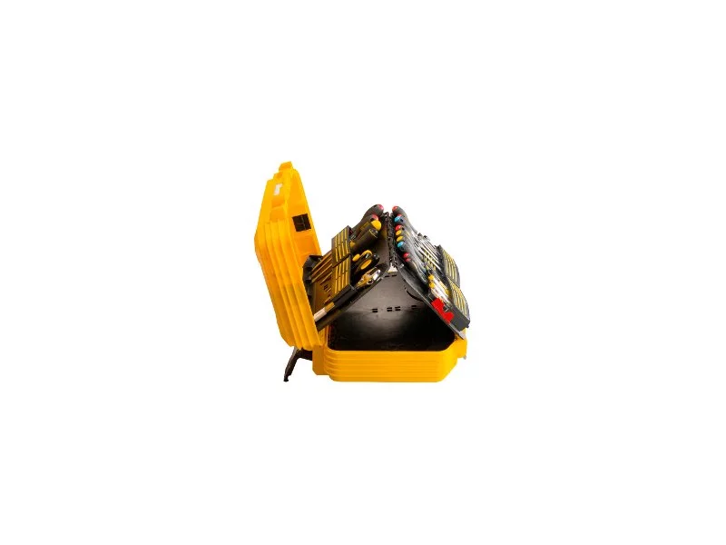 Mobilny porządek w żółtej walizce narzędziowej STANLEY FATMAX zdjęcie