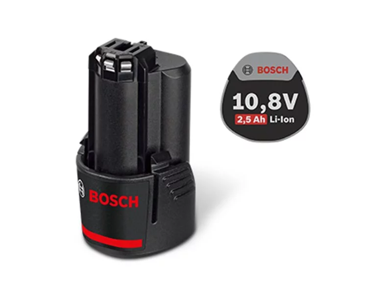 Akumulatory 2,5 Ah firmy Bosch do elektronarzędzi profesjonalnych 10,8 V zdjęcie