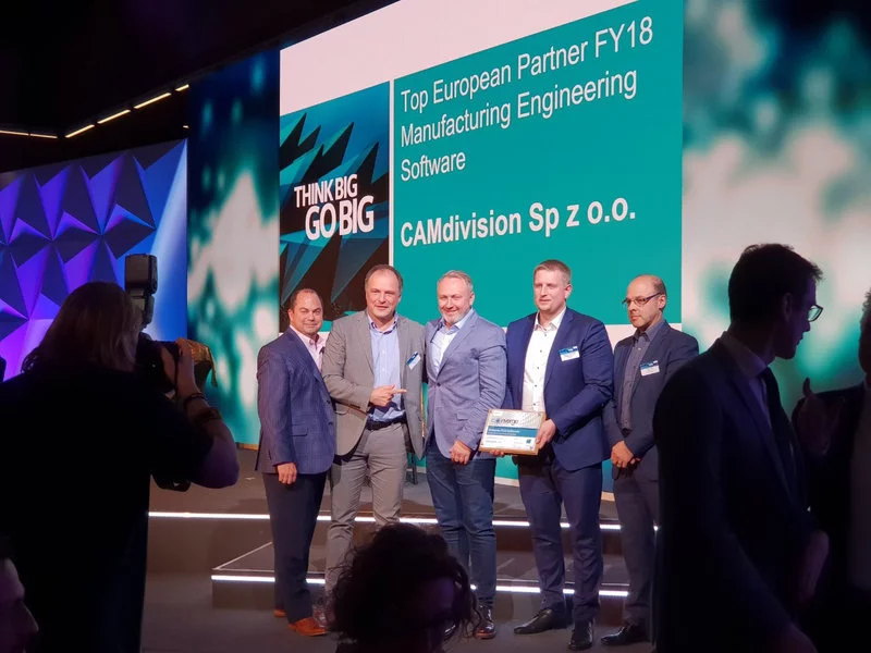 CAMdivision Sp. z o.o. - TOP EUROPEAN PARTNER for MANUFACTURING ENGINEERING SOFTWARE FY18! - zdjęcie