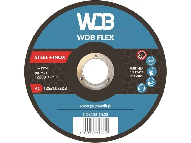 WDB FLEX &#8211; tarcze do cięcia i szlifowania metalu zdjęcie