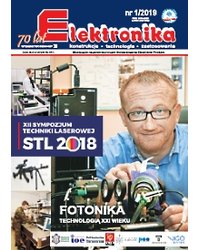 Elektronika - konstrukcje, technologie, zastosowania 1/2019 - okładka