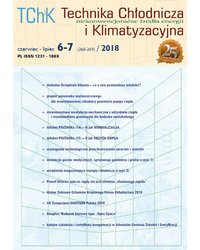 Technika Chłodnicza i Klimatyzacyjna 6-7/2018 - okładka