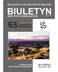 Biuletyn Instytutu Spawalnictwa 4/2022 - okładka
