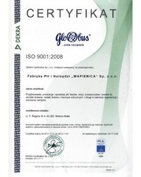 Certyfikat ISO 9001:2008 (2011) - zdjęcie