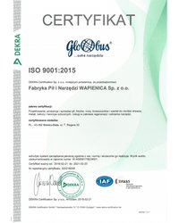 Certyfikat OHSAS 18001:2007 - zdjęcie