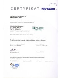 Certyfikat TÜV - zdjęcie