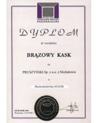 Brązowy Kask dla blachodachówek SZAFIR 2001 - zdjęcie